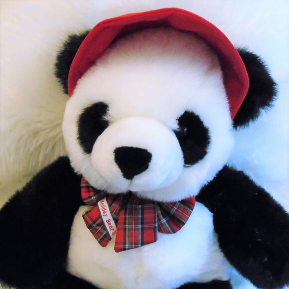 JCPENNEY HOLIDAY COLLECTION 27" PANDA BEAR Stuffed Plush Animal Wildlife - Picture 2 of 8